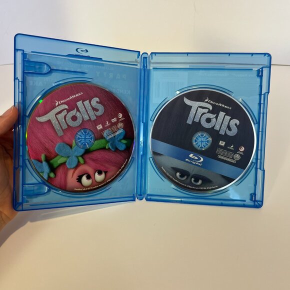 DreamWorks Trolls Party Edition Blu Ray + DVD Combo Movie 2017 - Picture 5 of 9